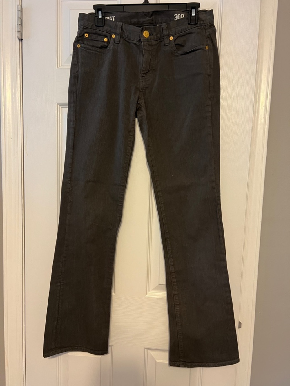 J. Crew Dark Charcoal Flare Jeans
